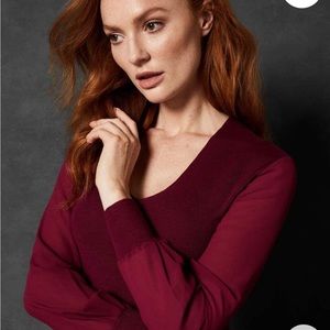 Ted Baker London ‘Bryanna’ sheer sleeve sweater